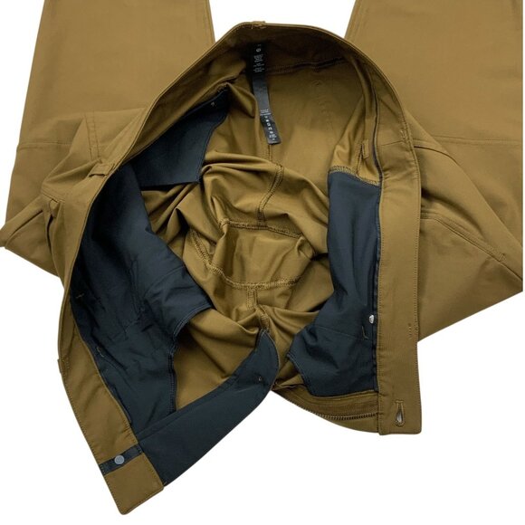 Lululemon Mens ABC Slim-Fit 5 Pocket Pant 38 Artifact Brown - Picture 6 of 13